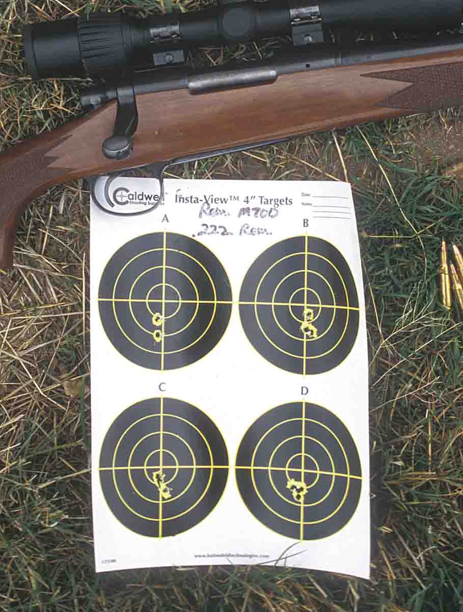 Brian found the Remington Model 700 Classic to be capable of fine accuracy.